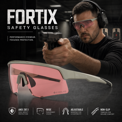FORTIX MATTE BLACK/FIRE RED