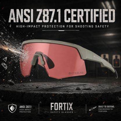 FORTIX MATTE KHAKI/FIRE RED