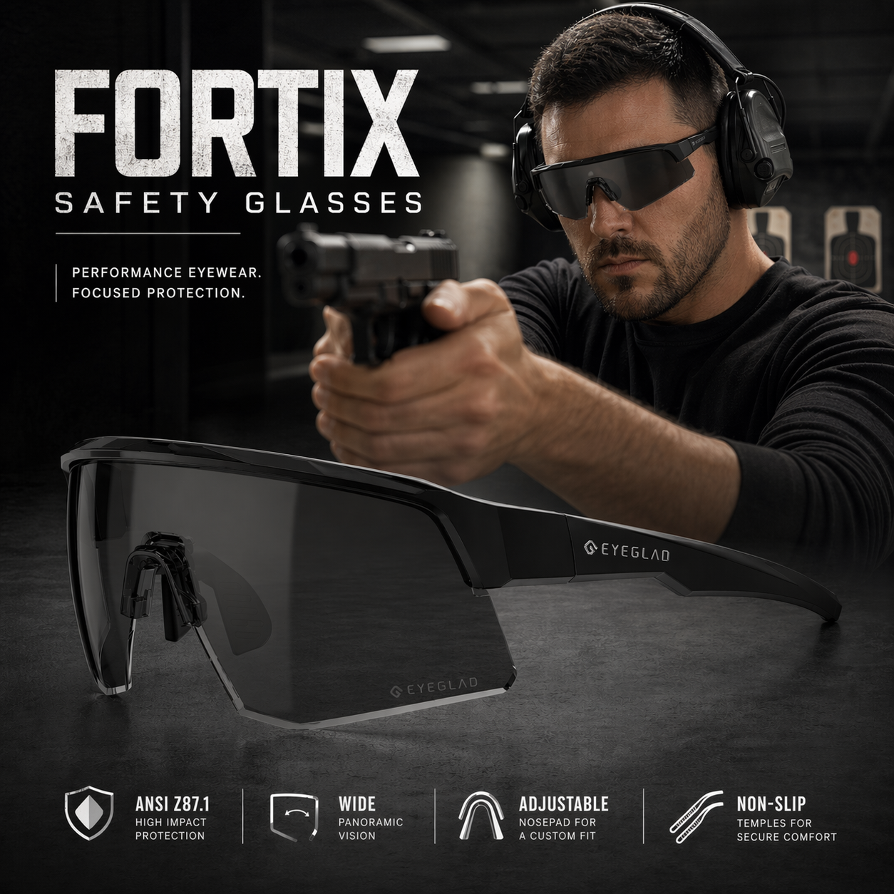 FORTIX DARK GRAY/SMOKE GRAY